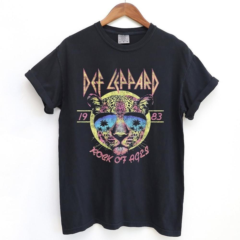 Def Leppard Tshirt Band Tee Vintage Band Tee Def Leppard Concert Tshirt